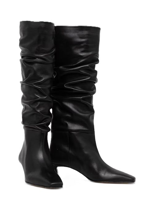 Alohas stivali in pelle Kalila donna colore nero  Alohas | S100549-01KALILA BLACK LEATHER BOOTS